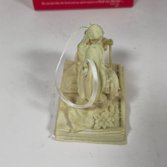 Ivory Holy Family Ornament 3.5" Christmas Collection By Family Christian Stores - Picture 5 of 9